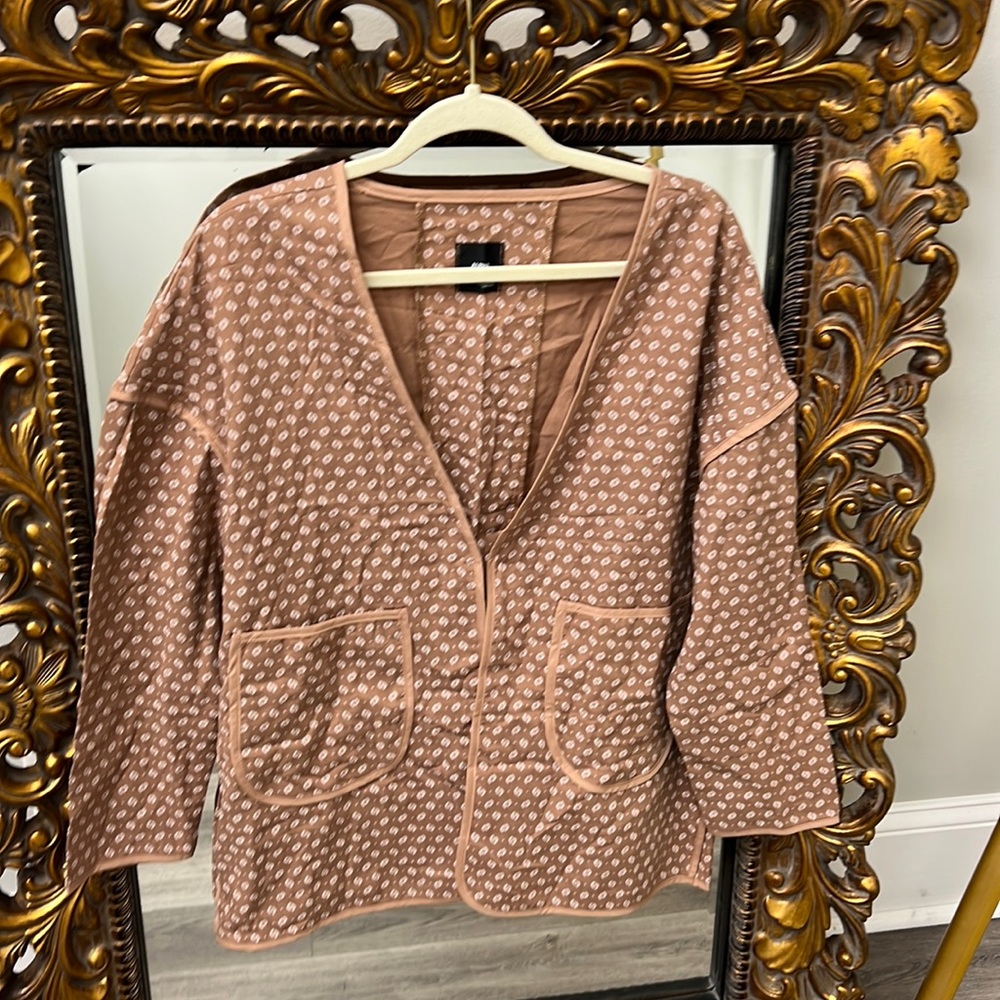 Alpha ebenezer Open Cardigan Cotton Top